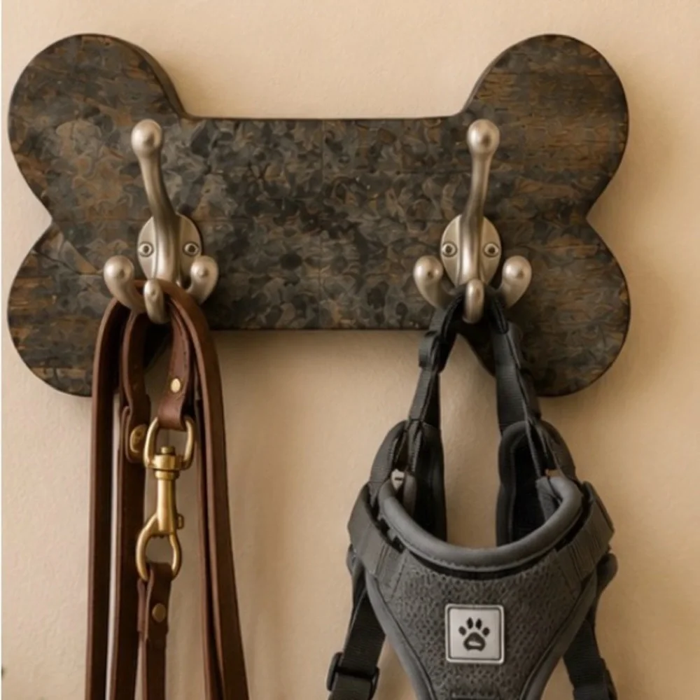 Rustic Bone Wall Hook Rack